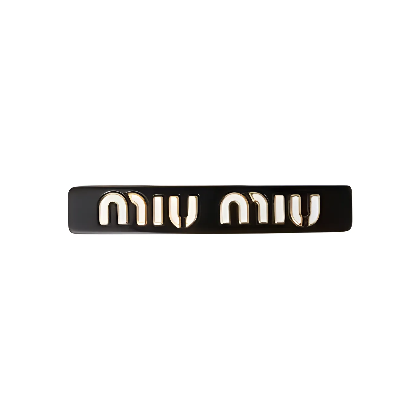 MIU MIU Hair Clips Women's Black