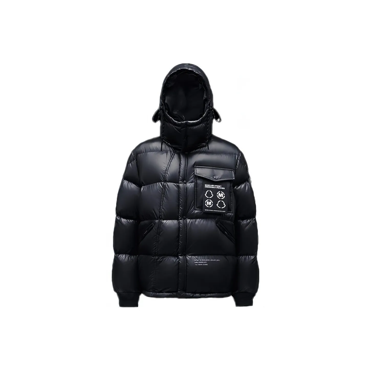 Fragment Design X MONCLER GENIUS MONCLER GENIUS X Fujiwara Hiroshi FRGMT Down Jackets Unisex Marine Blue
