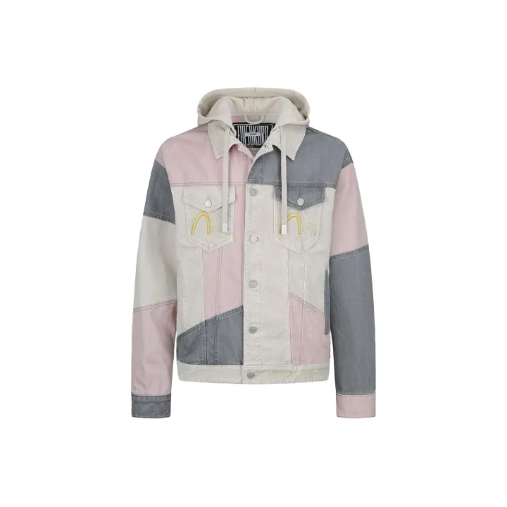 EVISU Denim Jacket Men's Multicolor