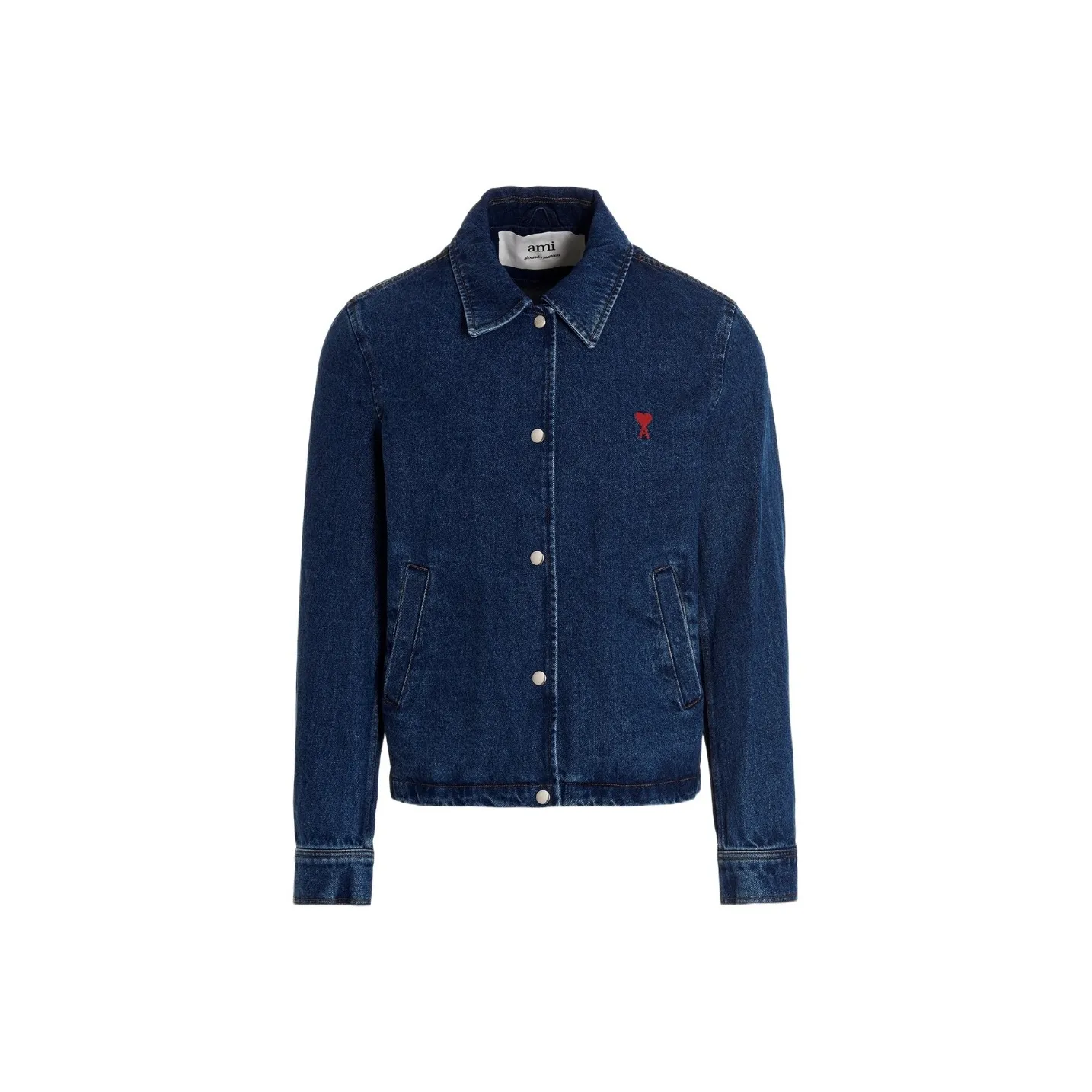 AMIPARIS FW22 Denim Jacket Men's Dark Blue