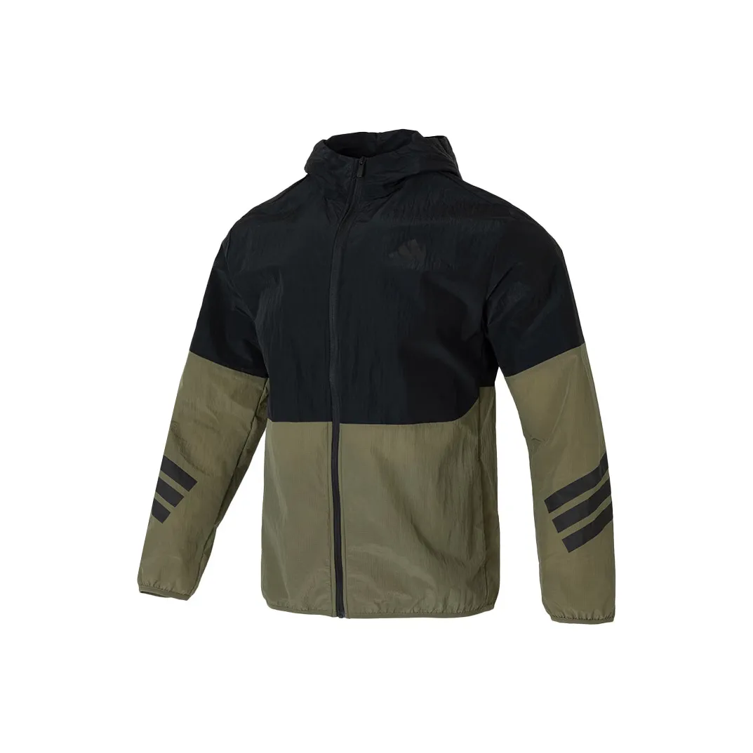 Adidas Future Icons Куртка Мужская Черная Зеленая