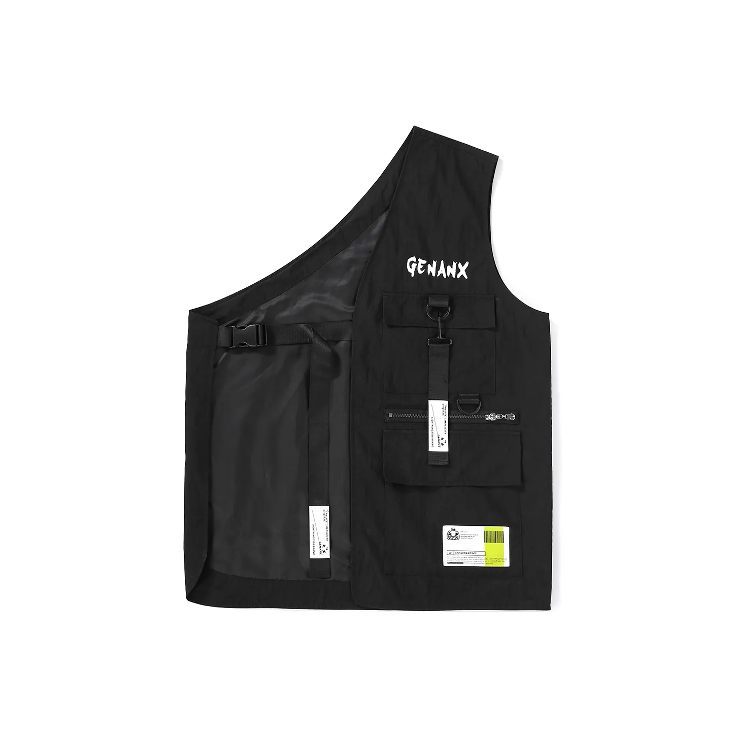 GENANX Vests Men's Black
