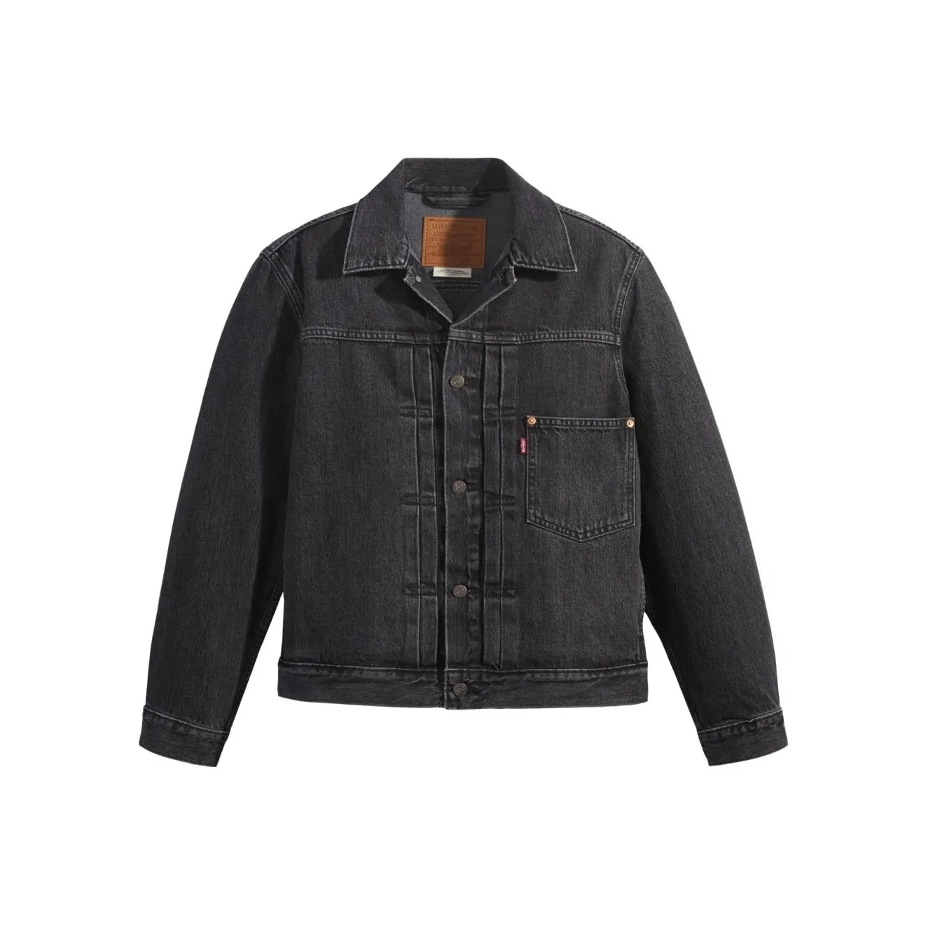 Levis Denim Jackets Men's Gray Black