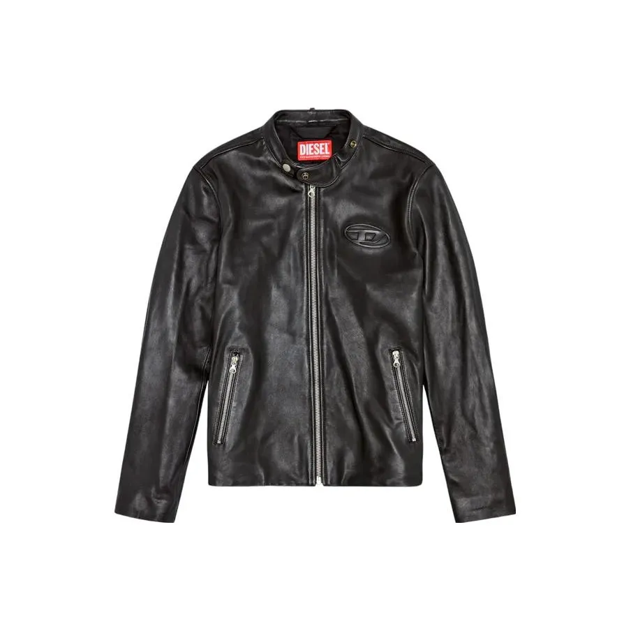 DIESEL L Metalo Leather Biker Jacket