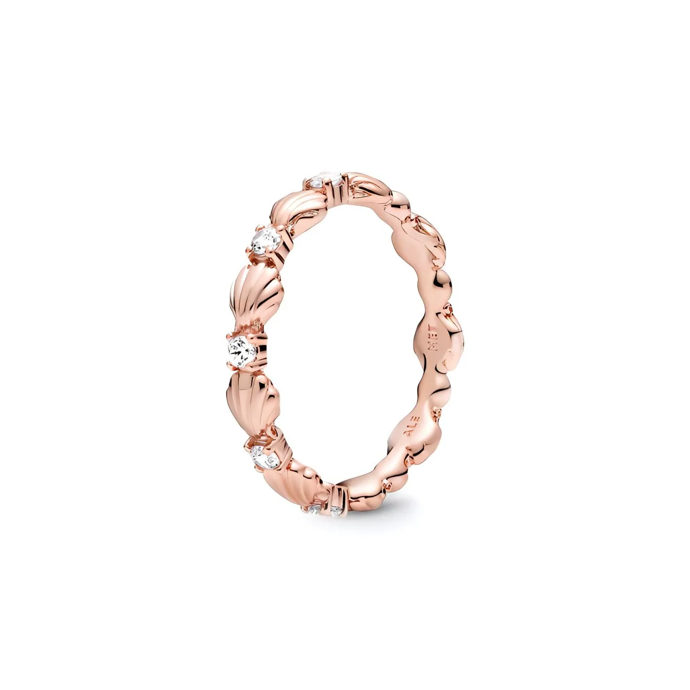 Pandora Серебряный Медный Сплав Кольца Женские Розовое Золото