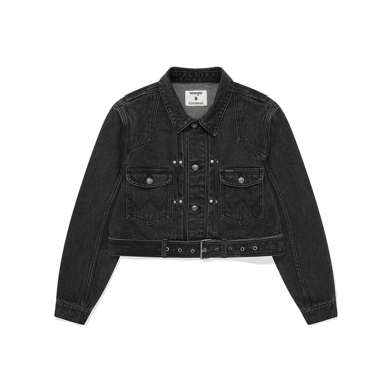 Wrangler X COVERNAT Denim Jackets Unisex Black