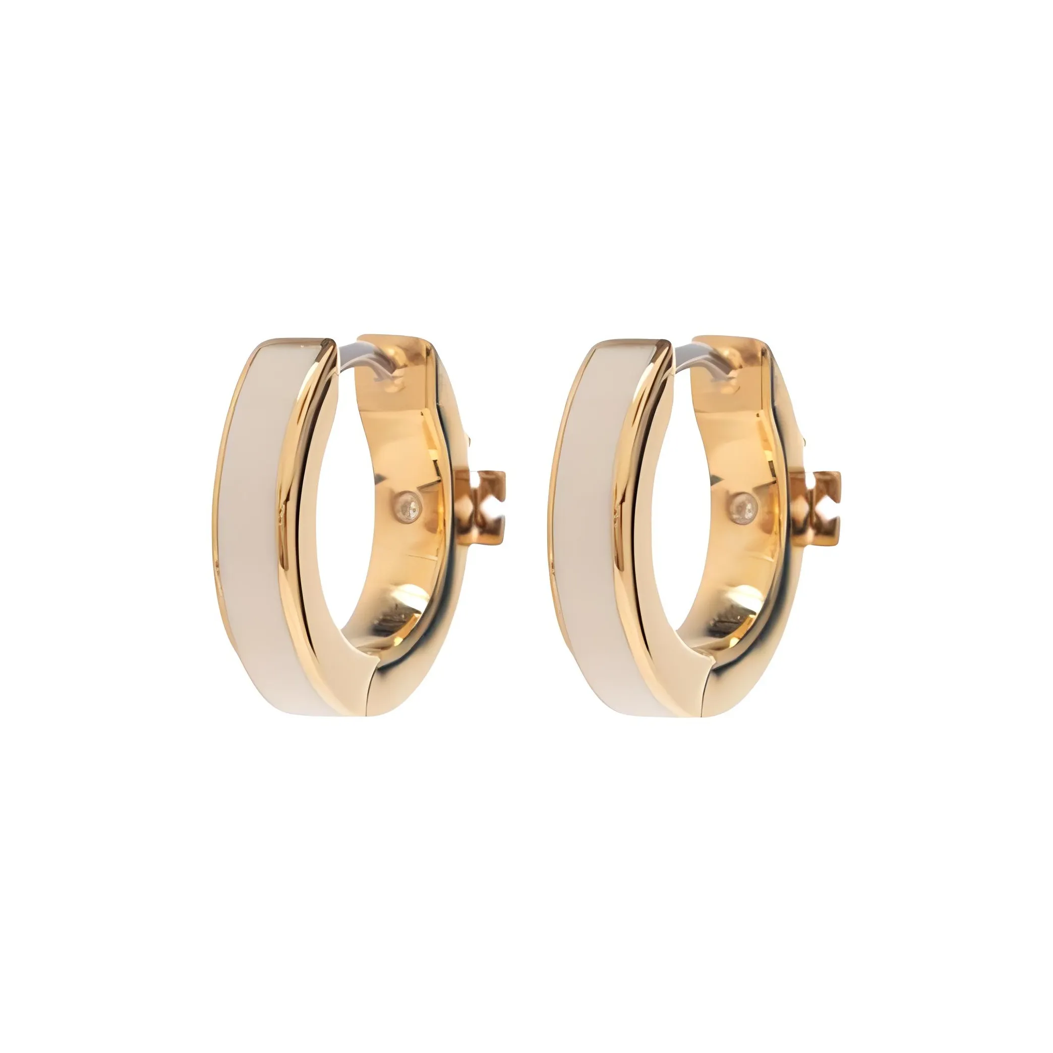 TORY BURCH Серьги из латани Женские Золотые