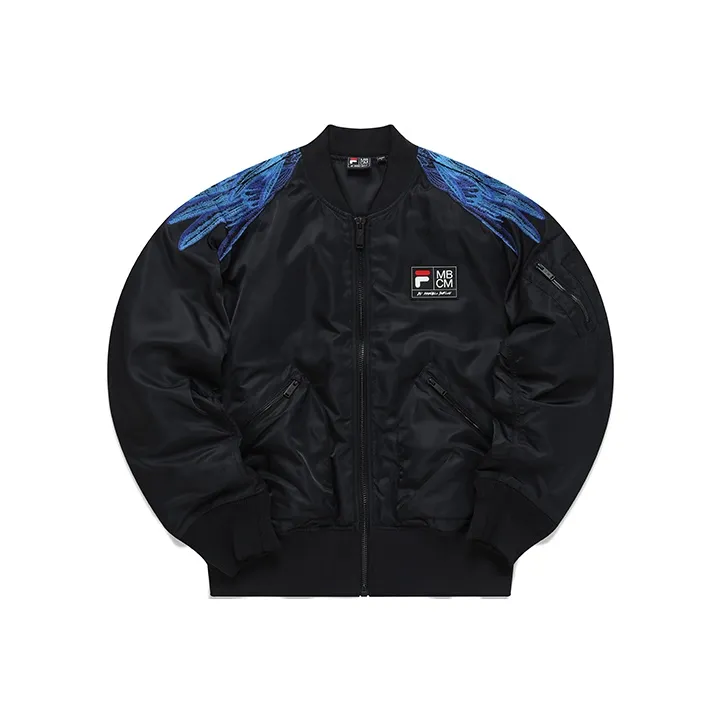 FILA FUSION Коллекция Marcelo Burlon Collaboration Темно-черный Мужской Пуховик (Пуф)