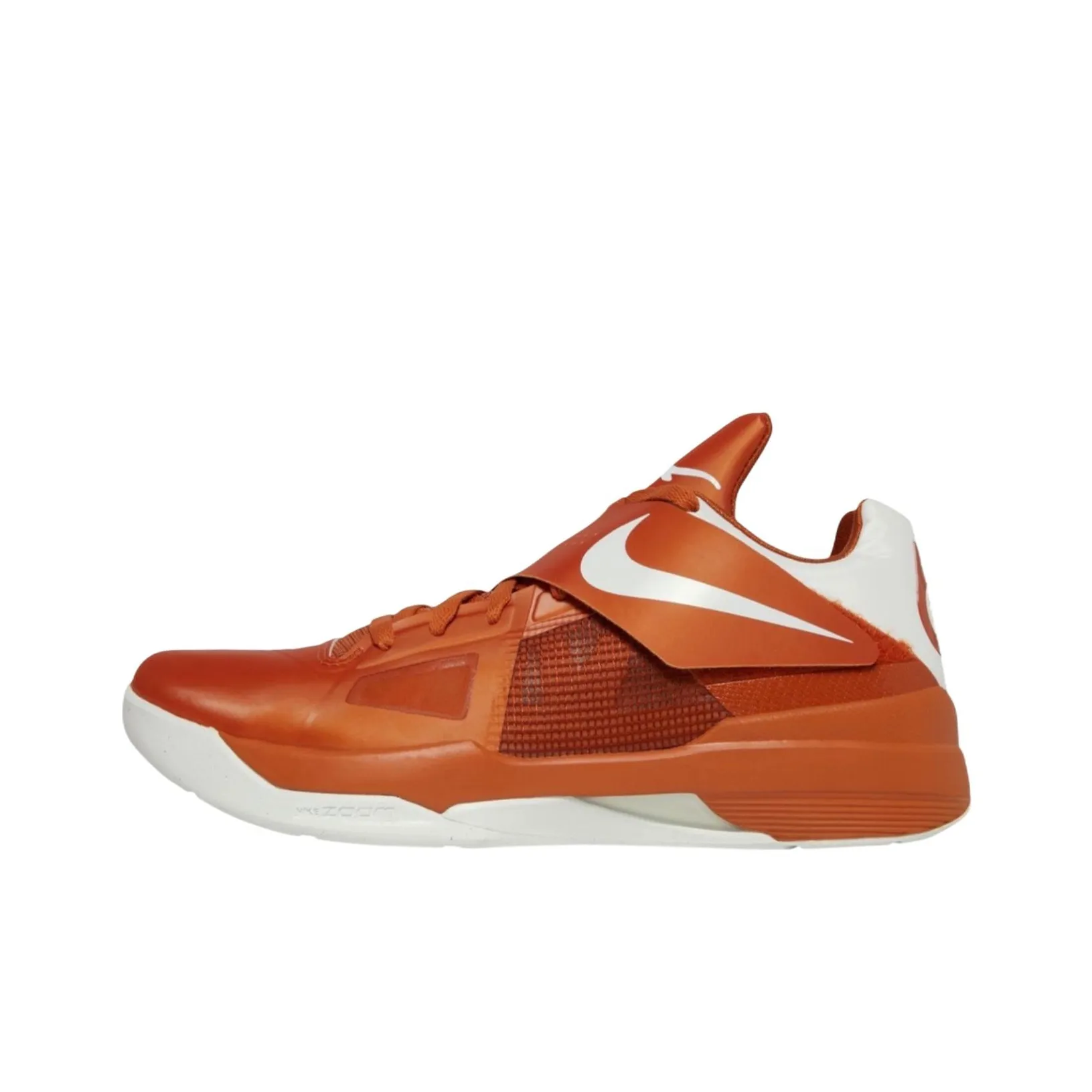 Nike KD 4 Дышащий Отскок Сцепление Низкий Топ Баскетбольные Кроссовки Мужской Оранжевый