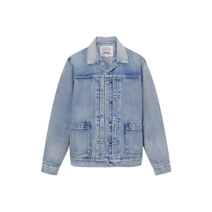 Levis SS23 Midnight Blue Denim Jackets Men's Blue