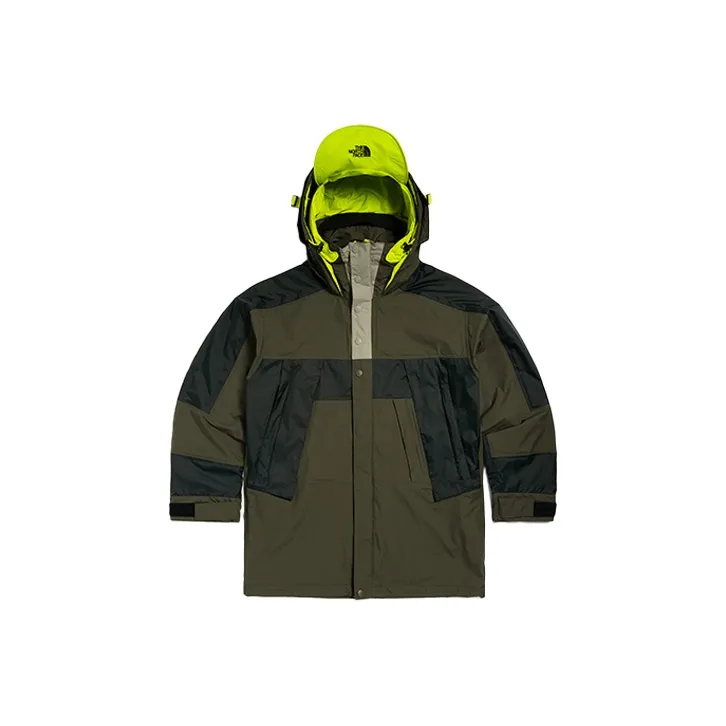 THE NORTH FACE UE Series Waterproof And Windproof Windbreaker Jacket Men's Green