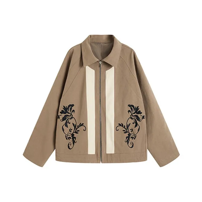 SAME FLOW Куртки Пальто Унисекс Листопад Коричневый