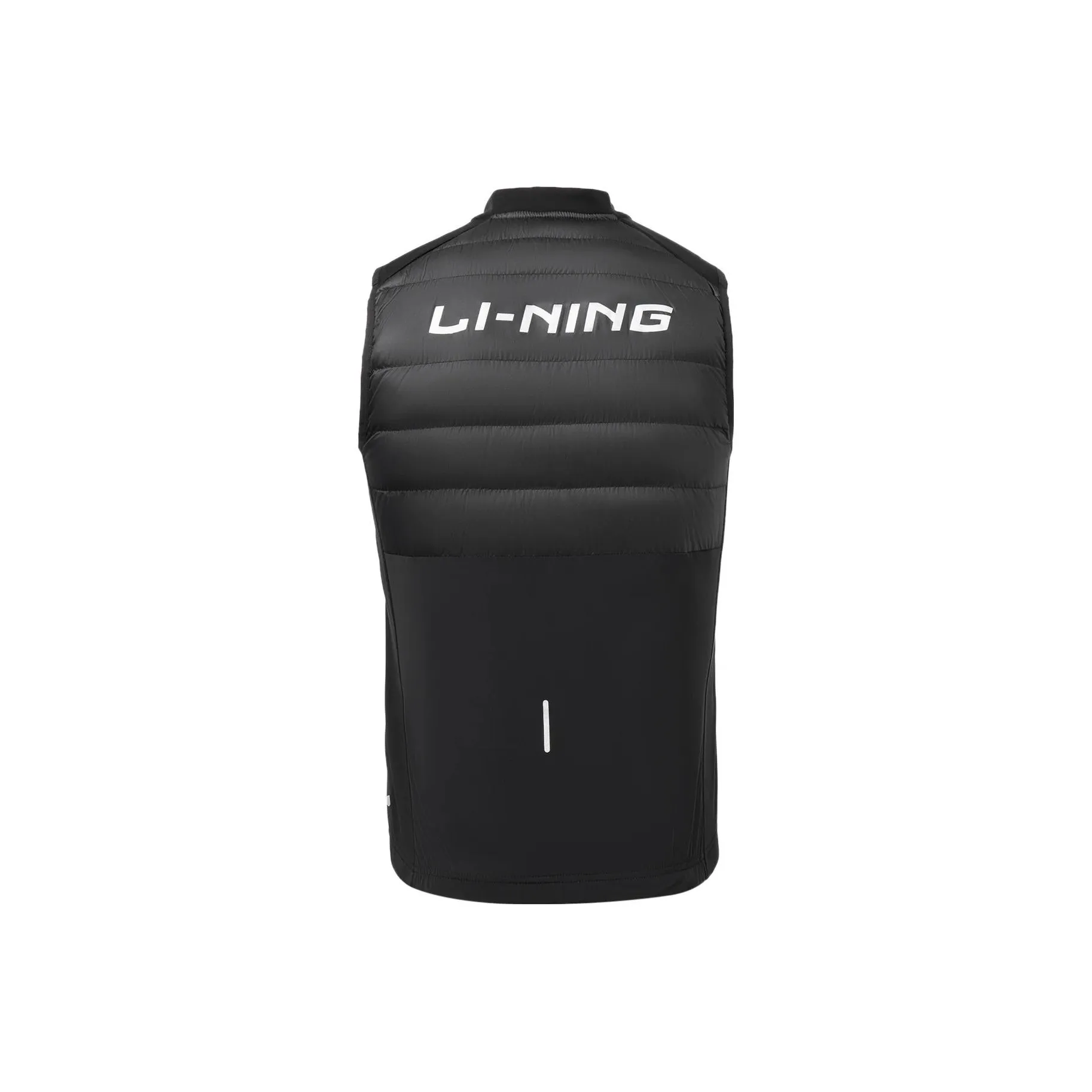 LINING RUNNING Collection Мужской пуховый жилет черного цвета