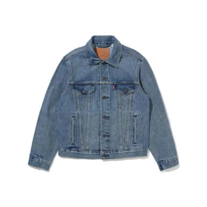 Levis Blue Men's Denim Jackets Левис Синий Мужские Джинсовые Куртки