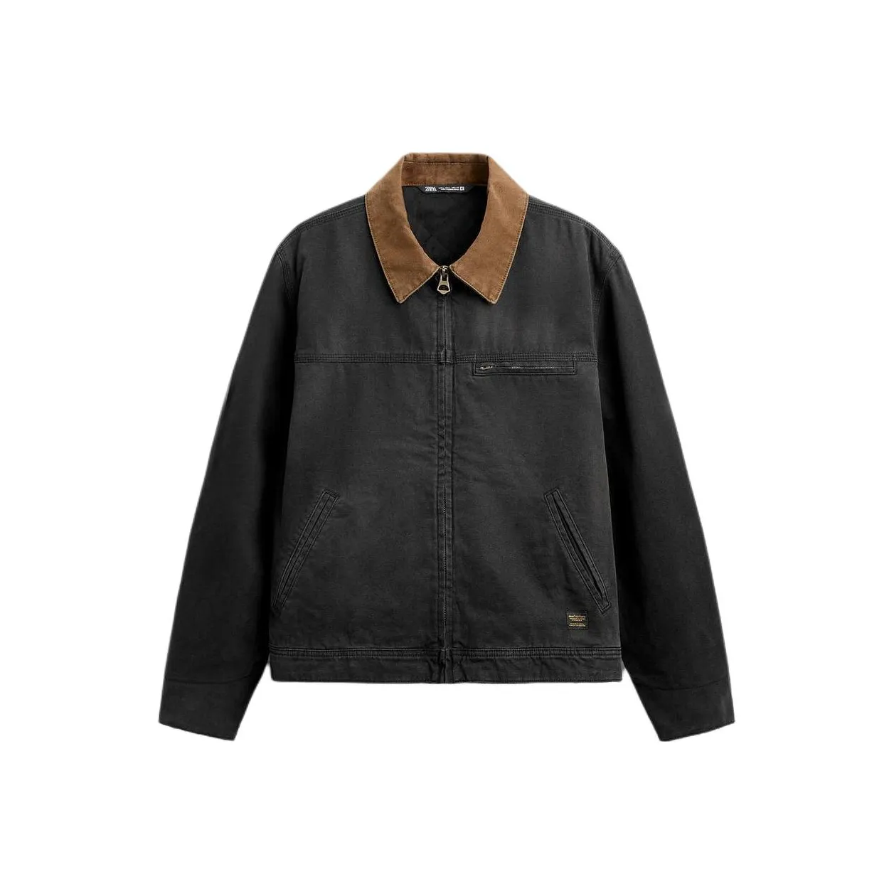 ZARA Jackets Men Black
