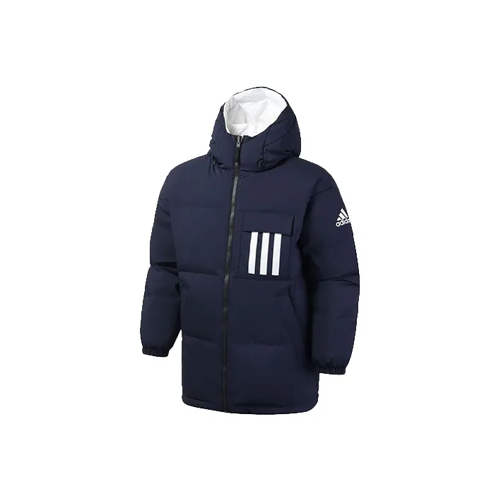 Adidas Пуховик Мужской Темно-Синий