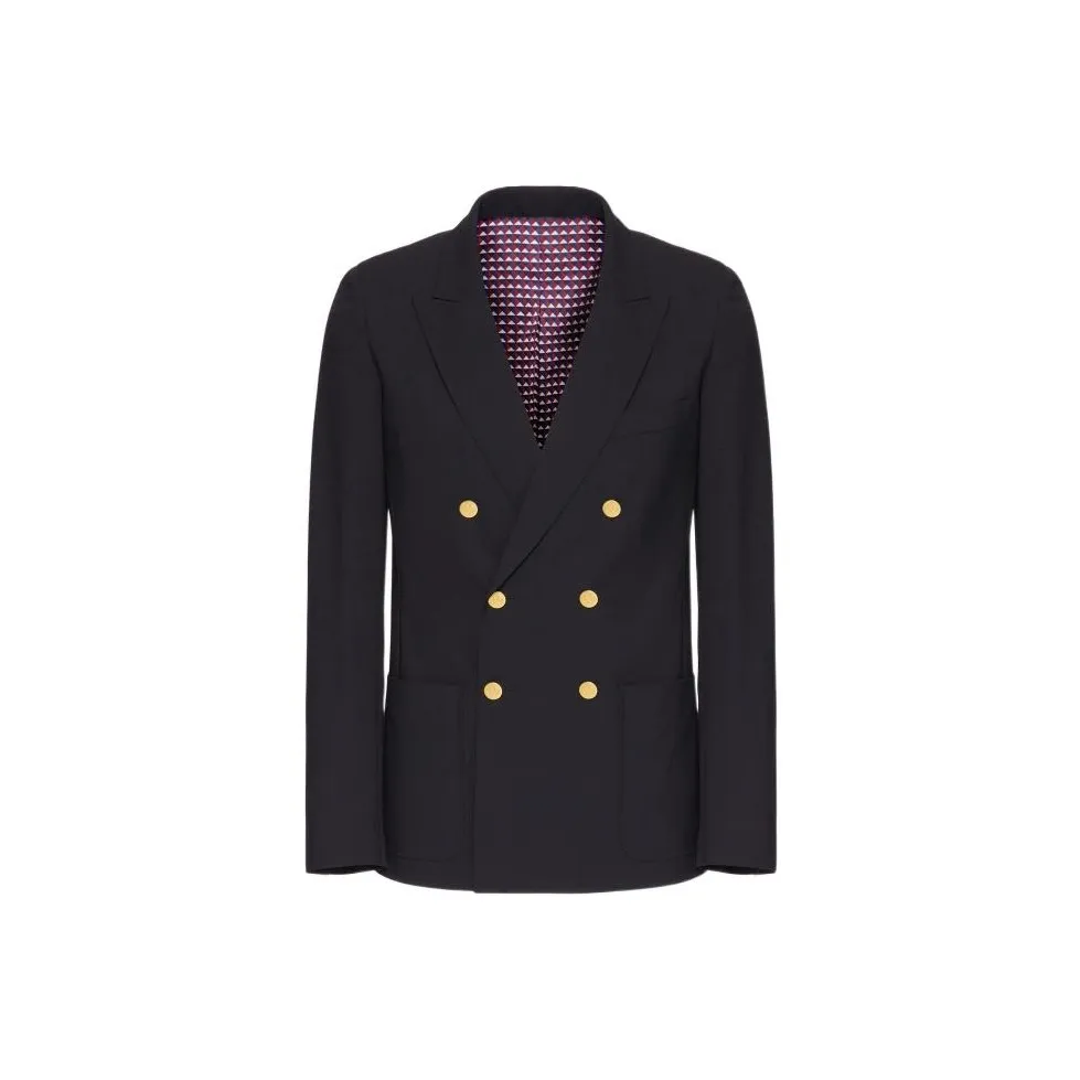 Valentino Business Suits Men Marine Blue