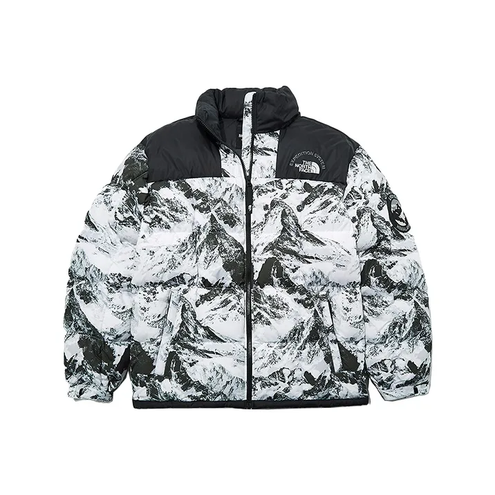 THE NORTH FACE Lhotse Down Jackets Snow Mountain White Unisex Korea Version