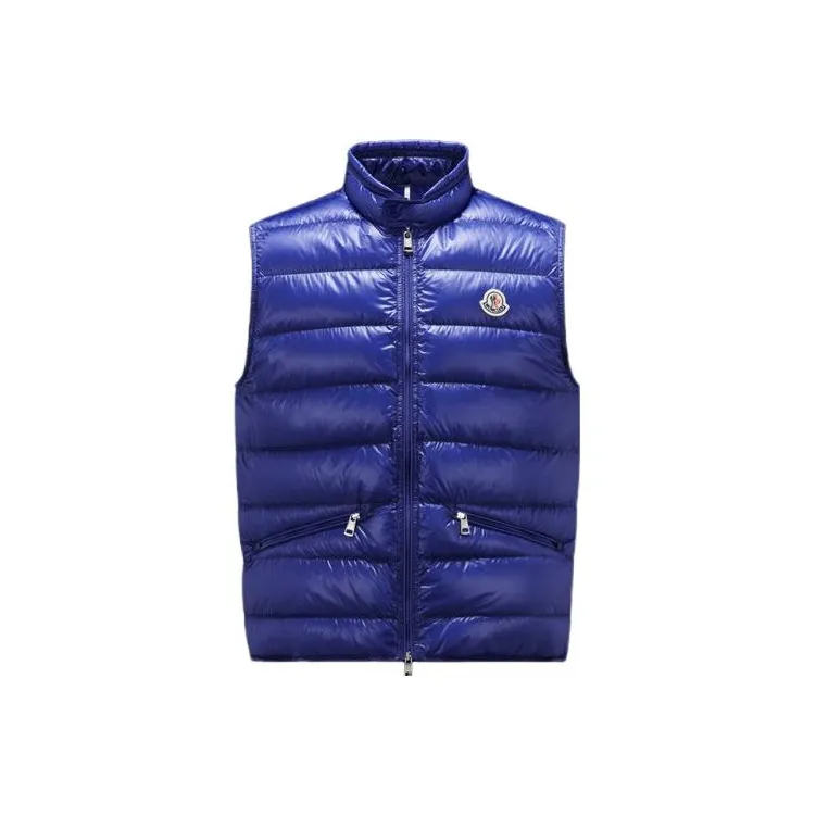 Moncler Gui Series Down Vest Men's Blue