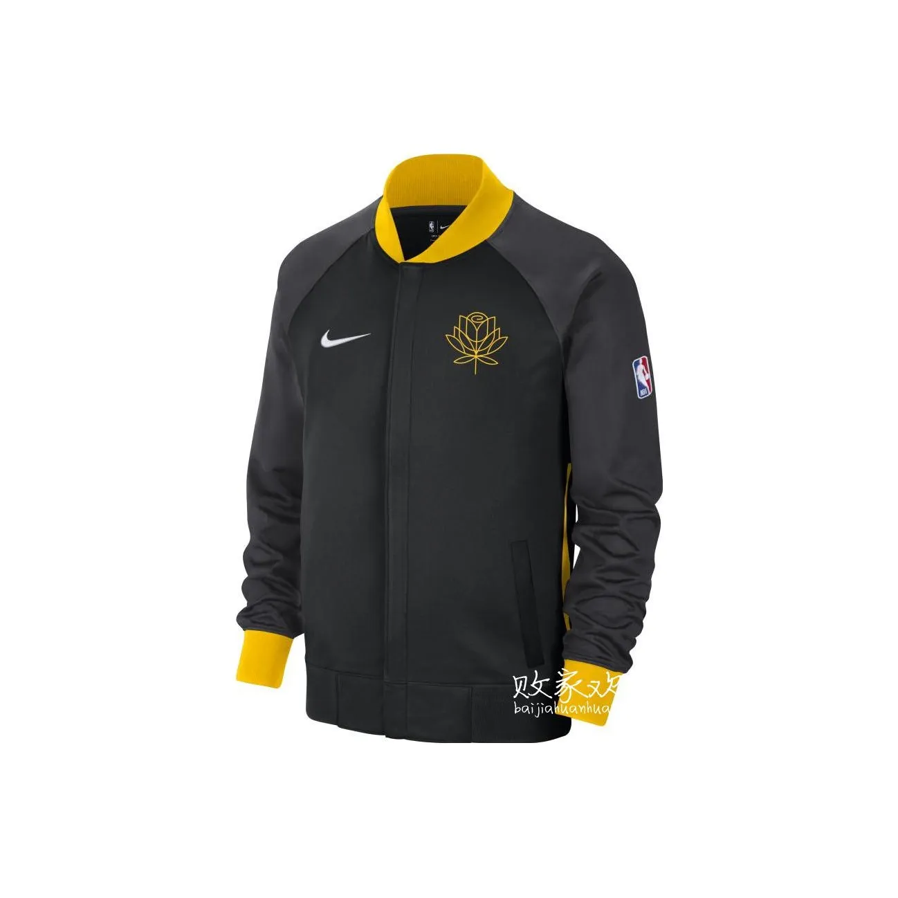 Nike Nba Golden State Warriors Showtime City Edition Dri Fit Jacket