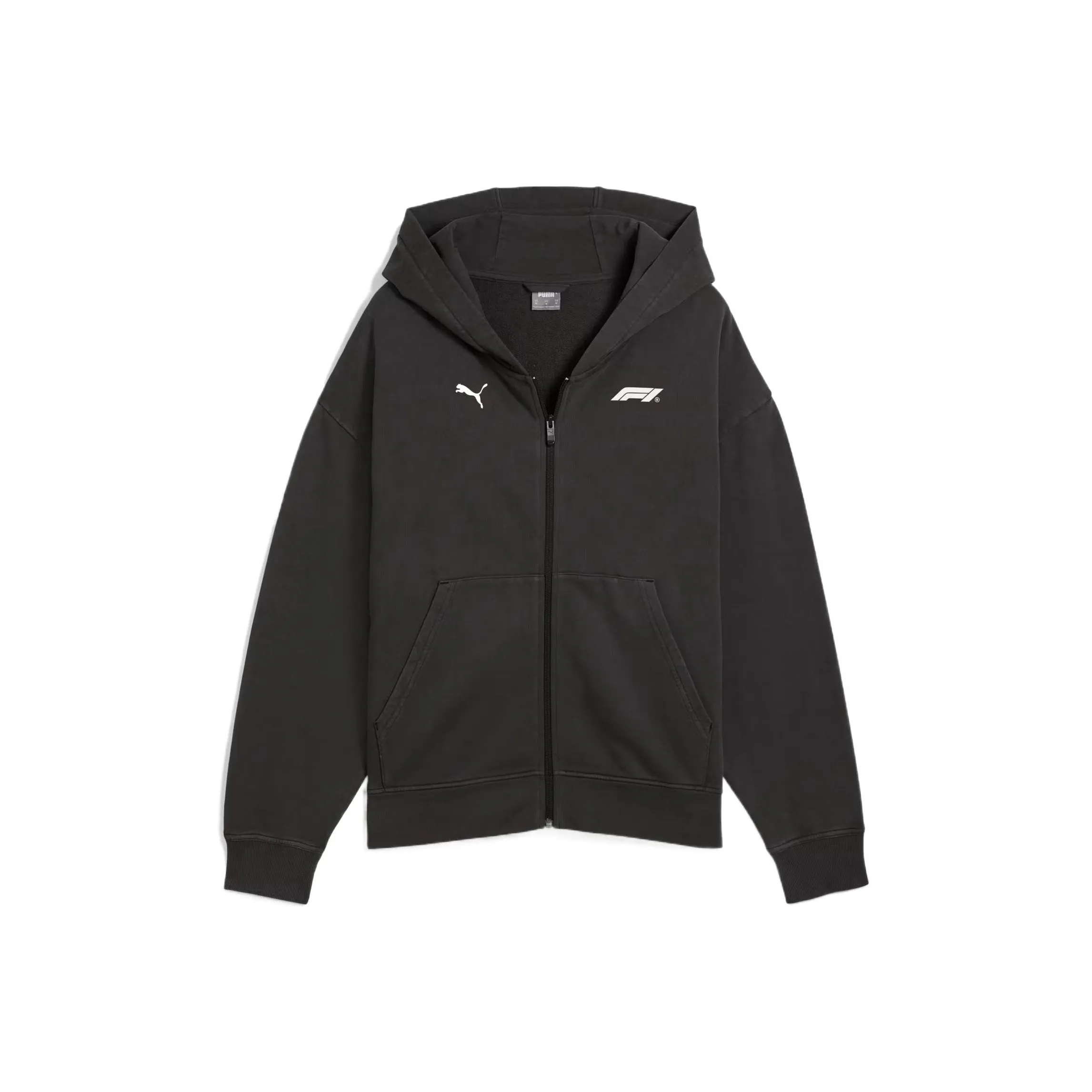PUMA Graphichoodie F1® Fullzip Sweatshirt Men's Black