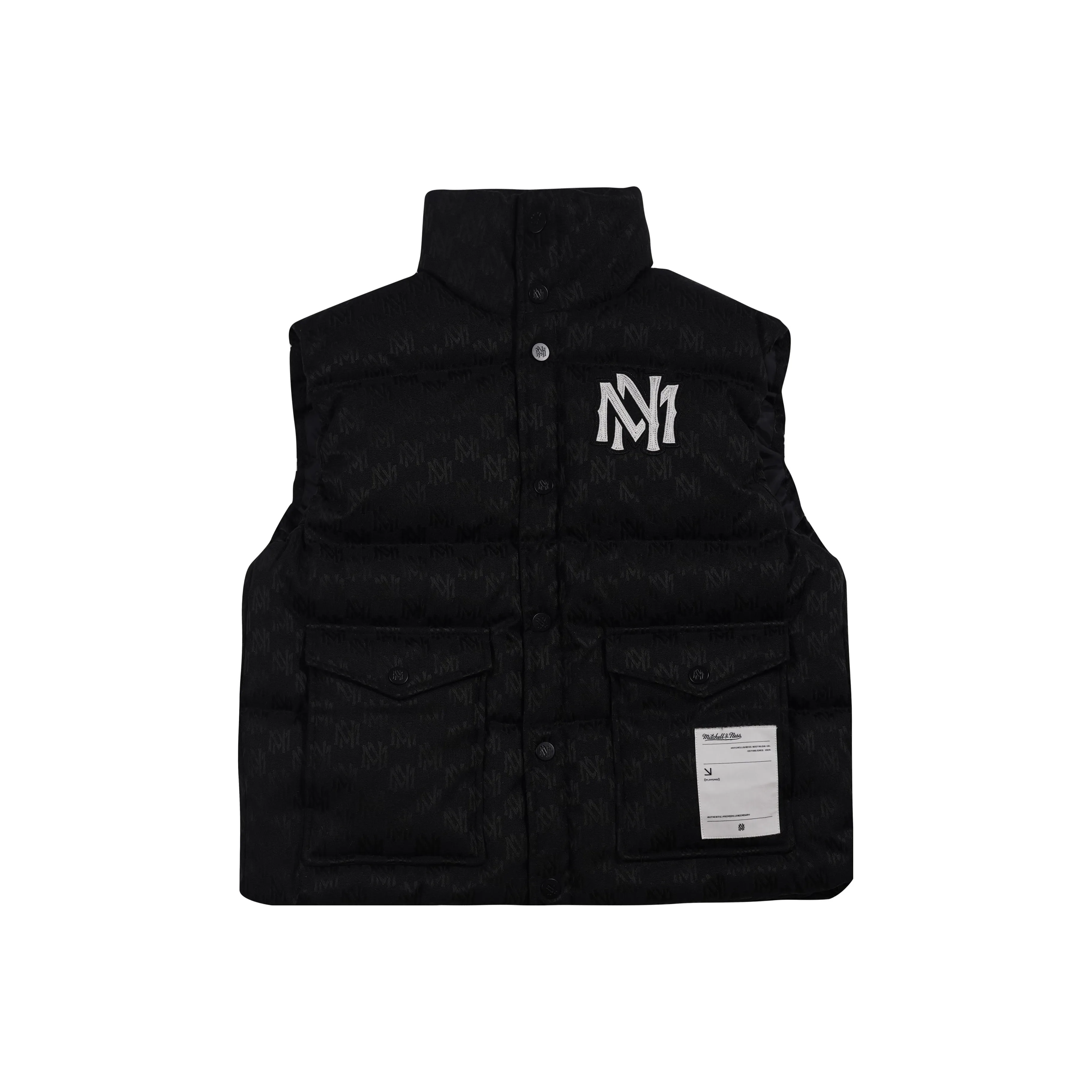 Mitchell & Ness Vest Unisex Black
