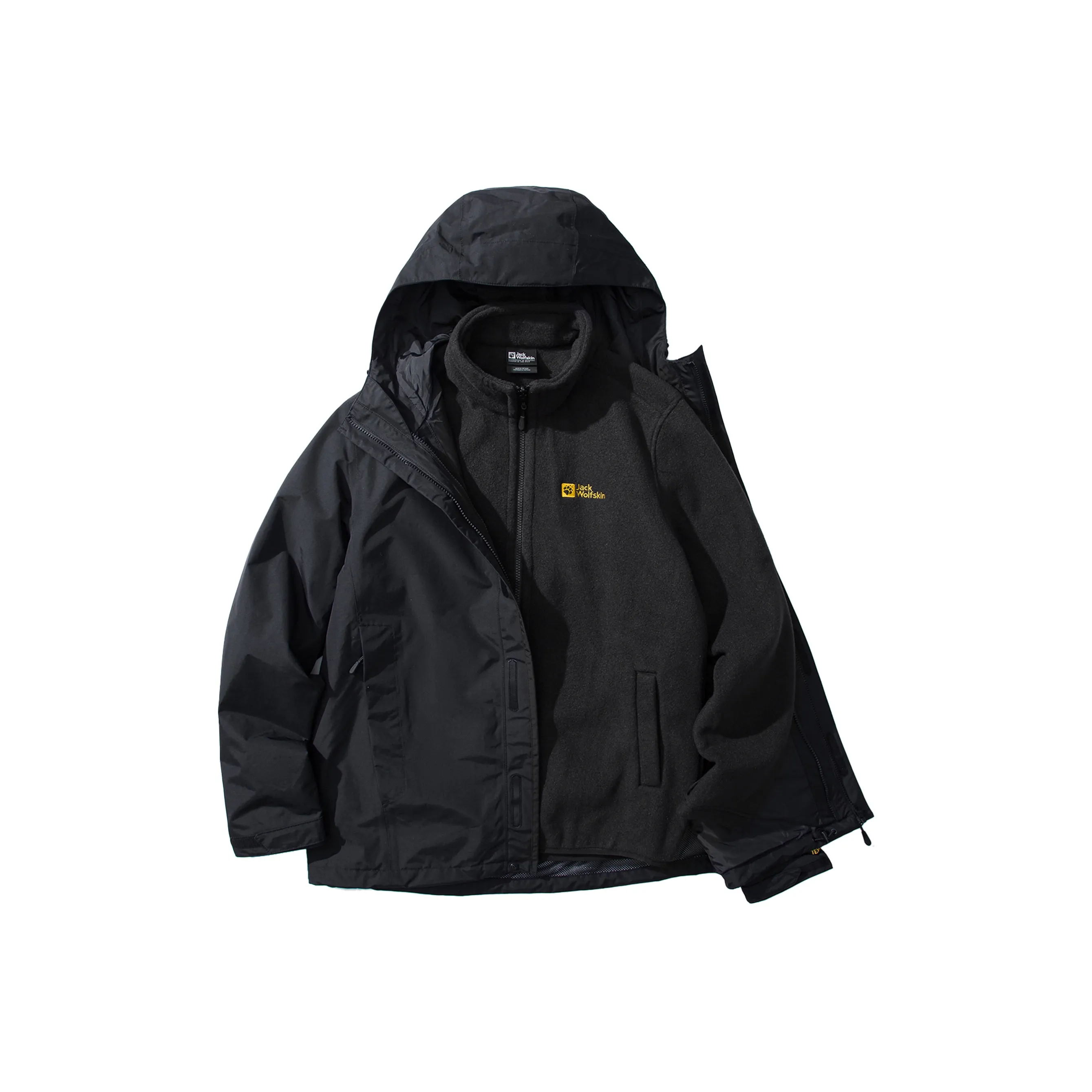 Jack Wolfskin Outdoor Hiking Water Resistant Windproof Warm And Rainproof Windbreaker Jacket Unisex