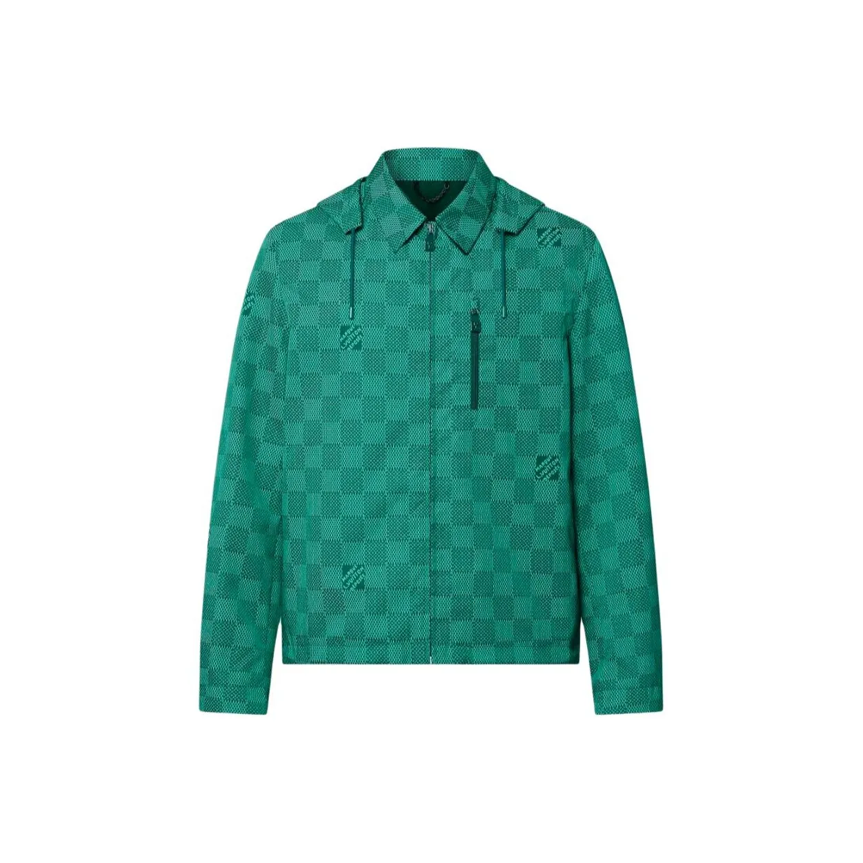LOUIS VUITTON Printed Nylon Hooded Windbreaker