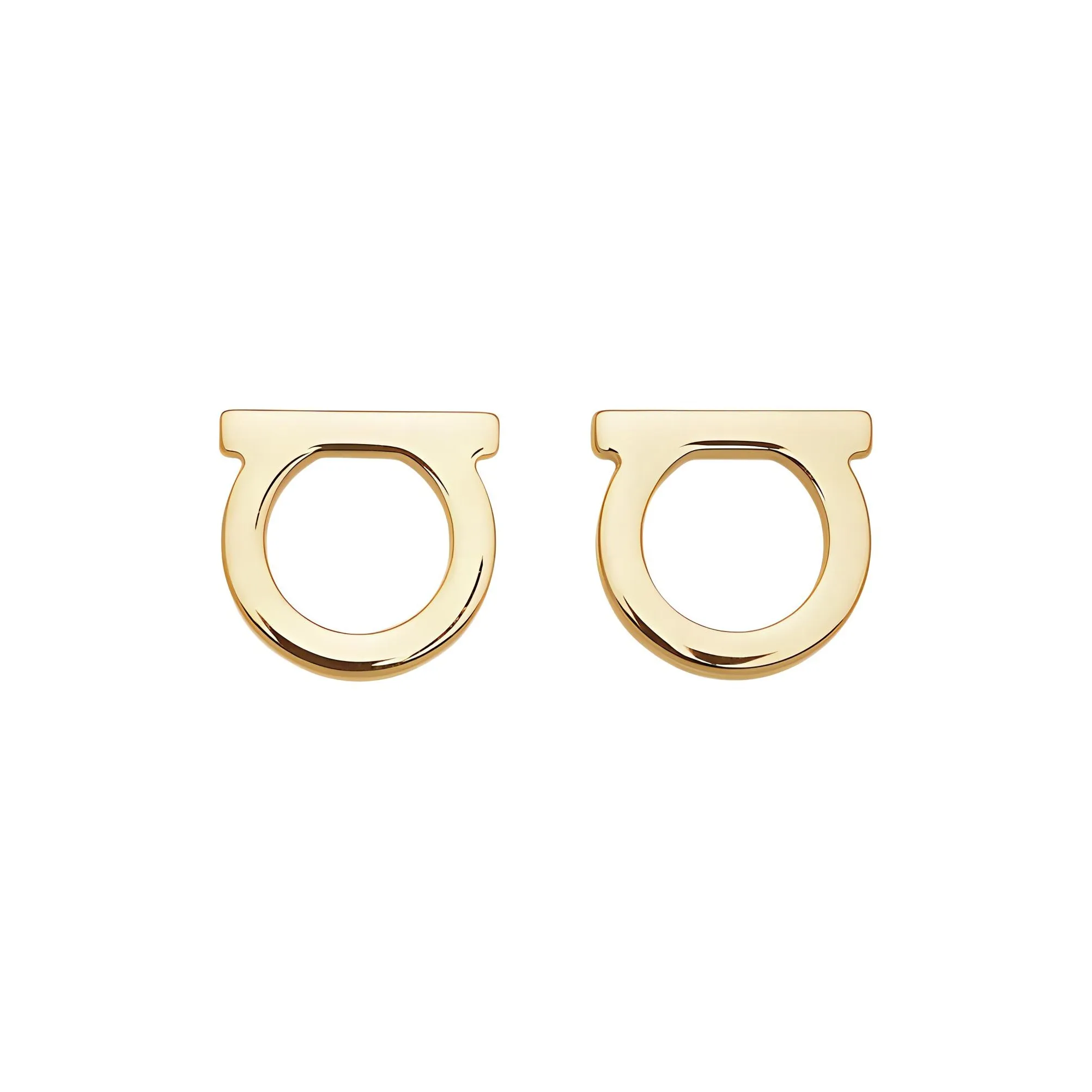 Ferragamo Classic Gancini Logo Earrings
