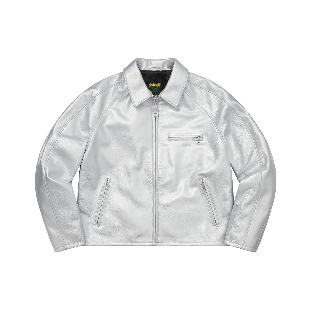 Supreme X Schott Leather Racer Jacket