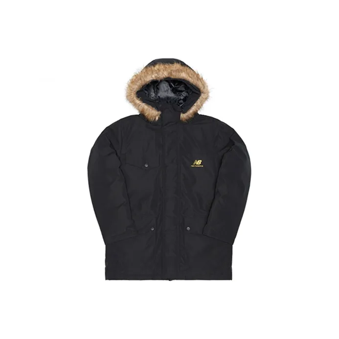 New Balance Пуховик Мужской Черный