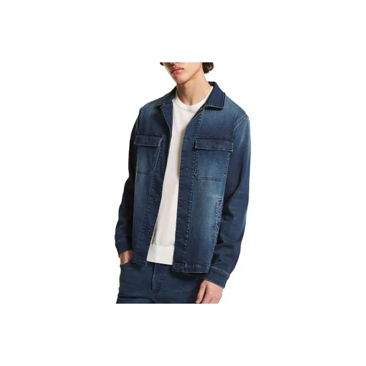 MICHAEL KORS Denim Jackets Men's Blue