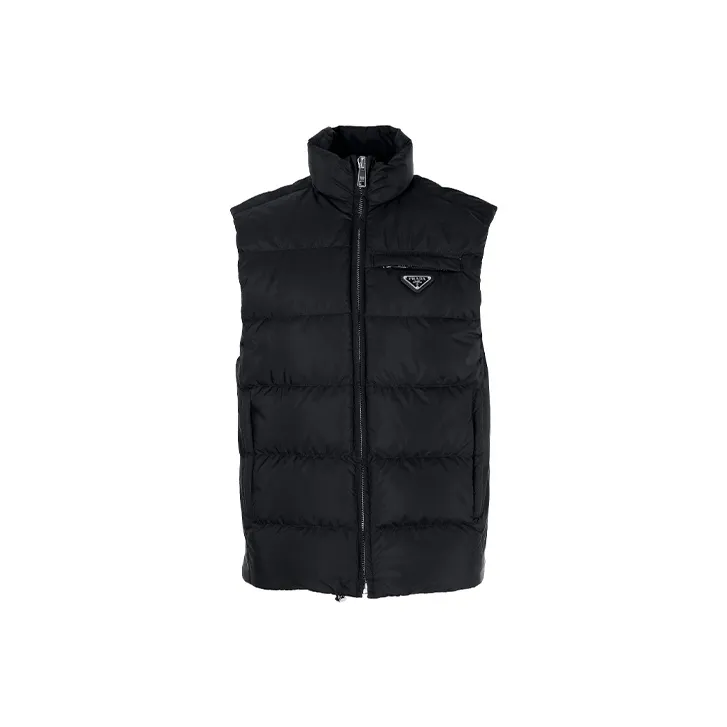 PRADA Vests Men's Black