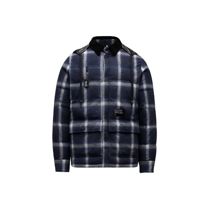Moncler Frgmt Hiroshi Fujiwara Morany Hooded Checked Over Shirt
