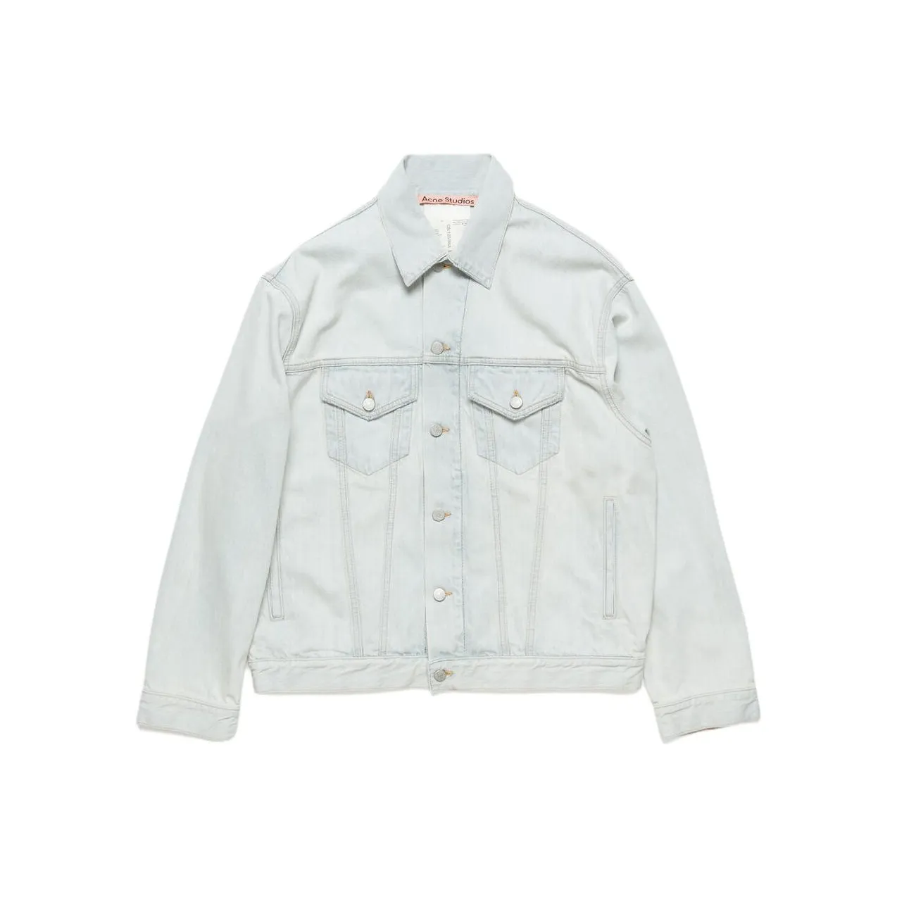 Acne Studios Distressed Panelled Denim Jacket