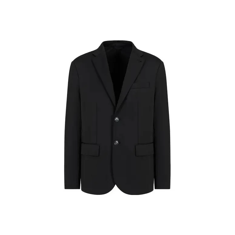 EMPORIO ARMANI FW23 Бизнес-костюм Куртка Мужская Черная