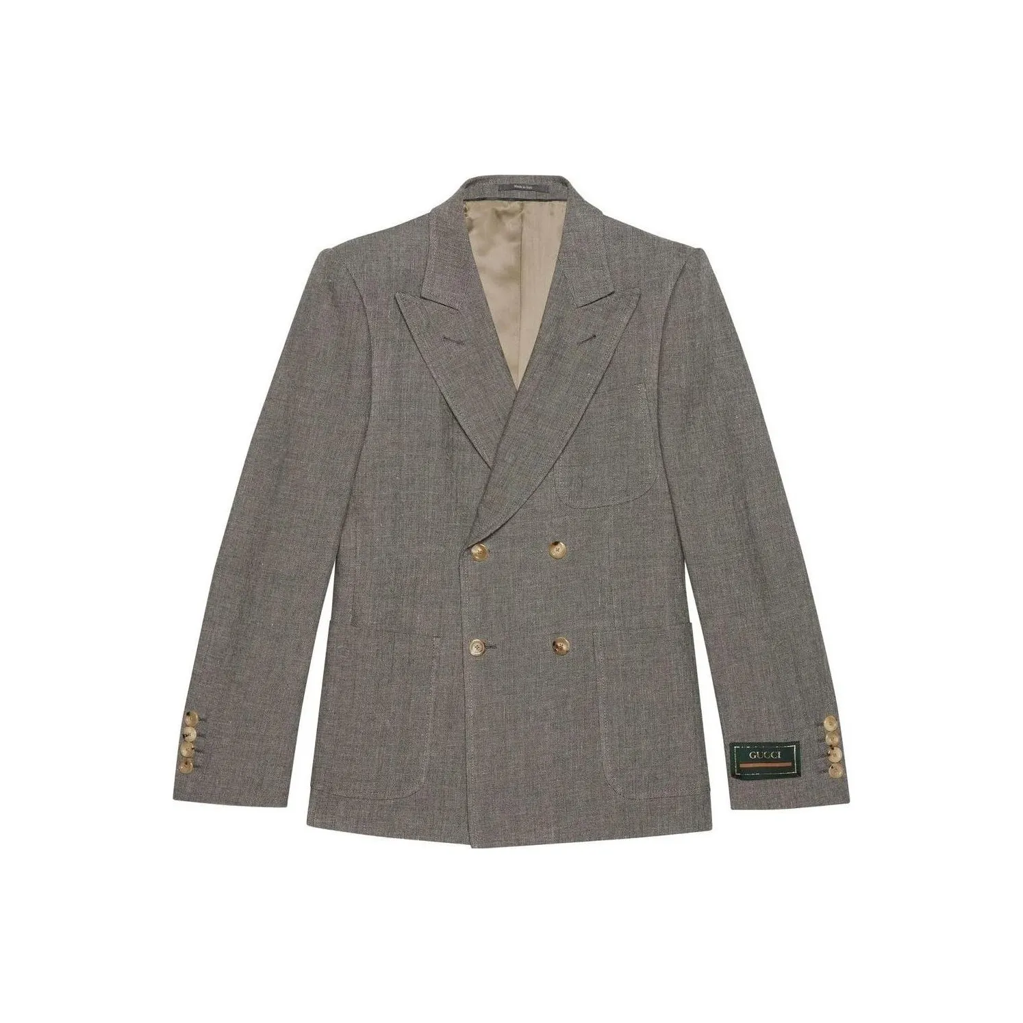GUCCI Love Parade FW22 Business Suit Coat Men's Gray