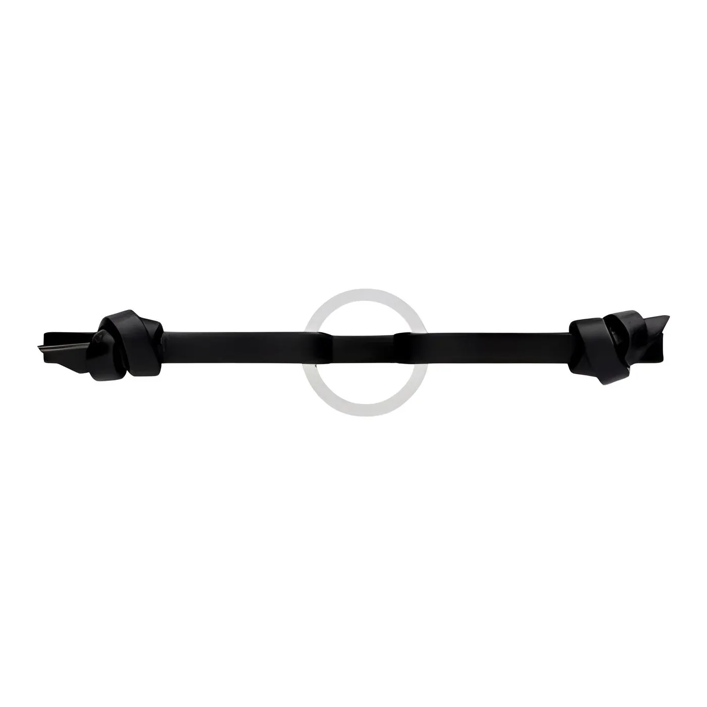 SAINT LAURENT Nappa Leather, Sterling Silver Bracelets Unisex Black