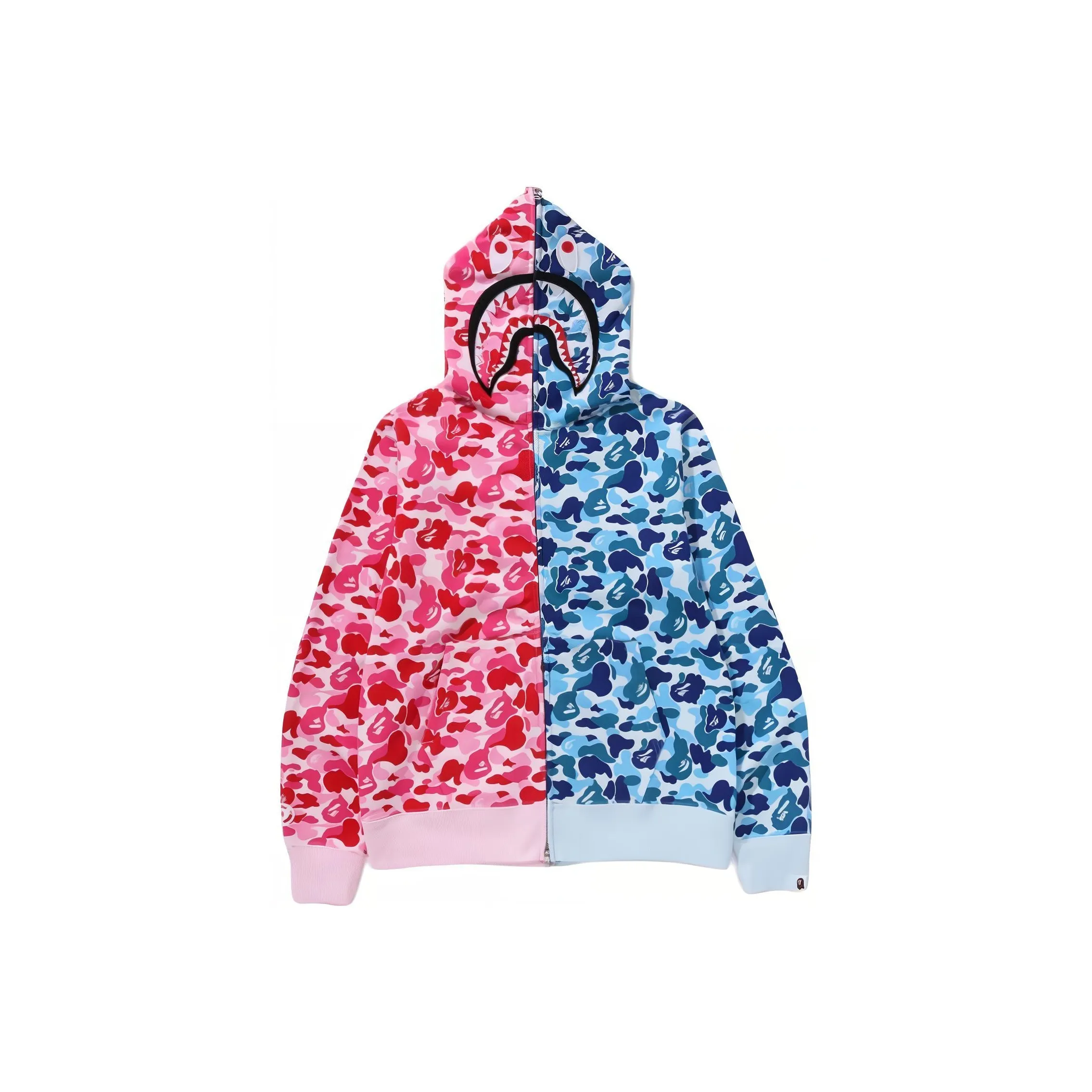 Bape Abc Camo Separate Shark Full Zip Hoodie