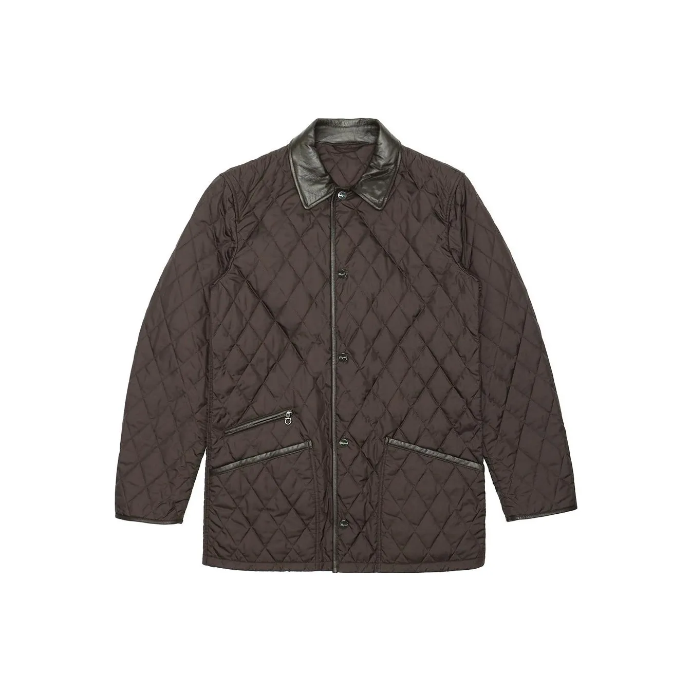 Ferragamo Jackets Men Brown