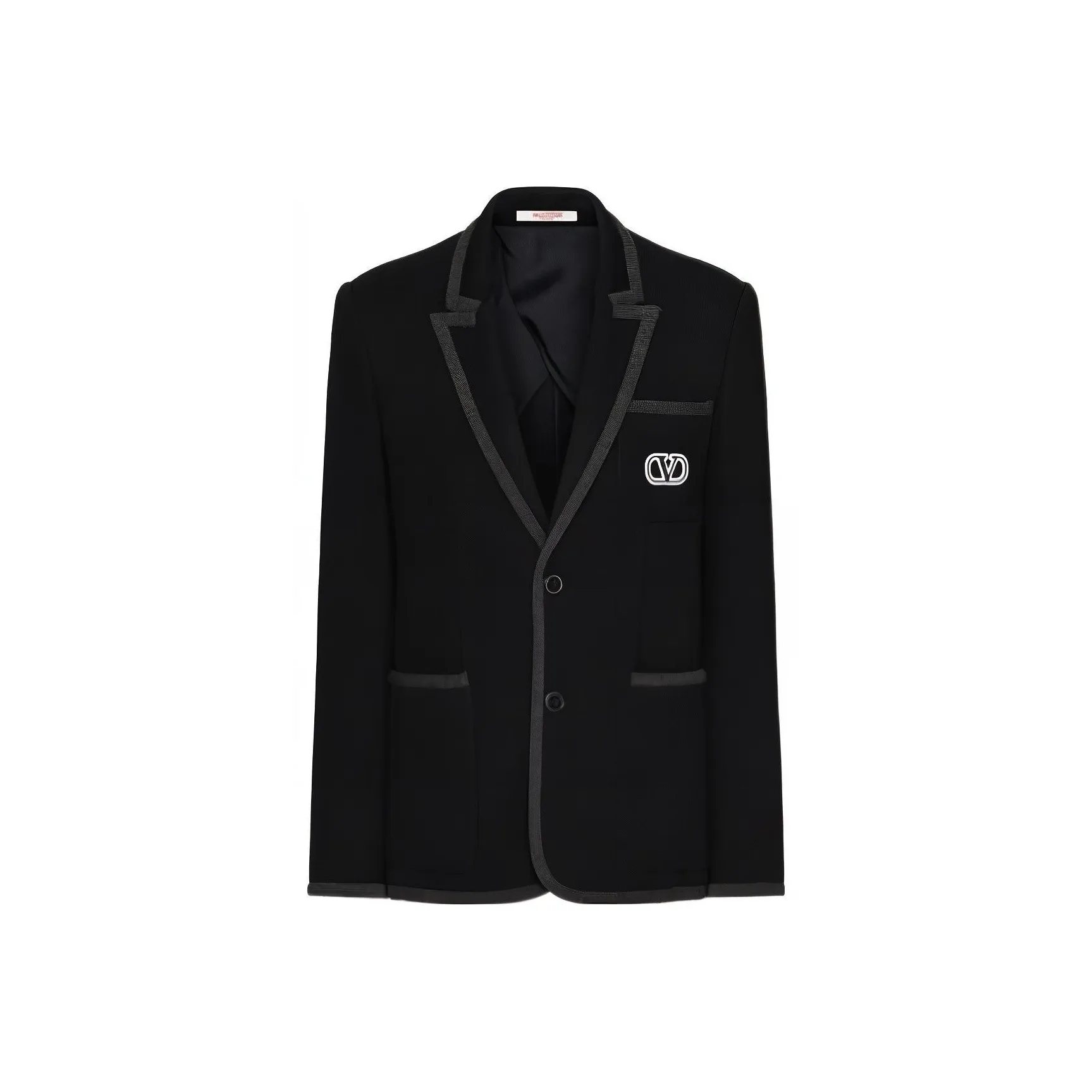 Valentino VLogo Signature Single Breasted Straight Hem Blazer