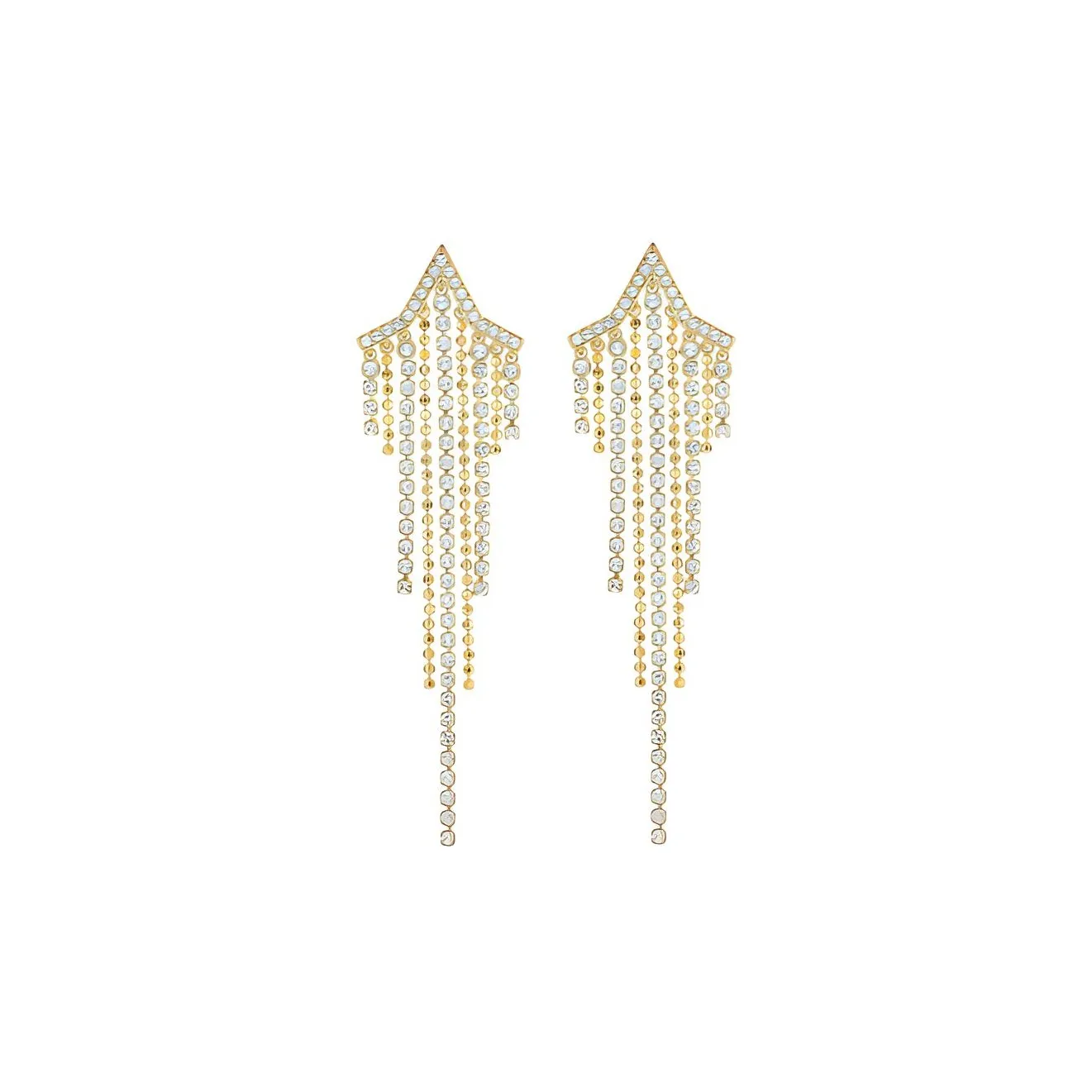 Swarovski Форма Swarovski Элемент Серьги Золото/белый Женские