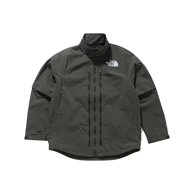 Alyx 9SM logo-print wave hoodie Basic City Outdoor Collection Jacket Men's Green