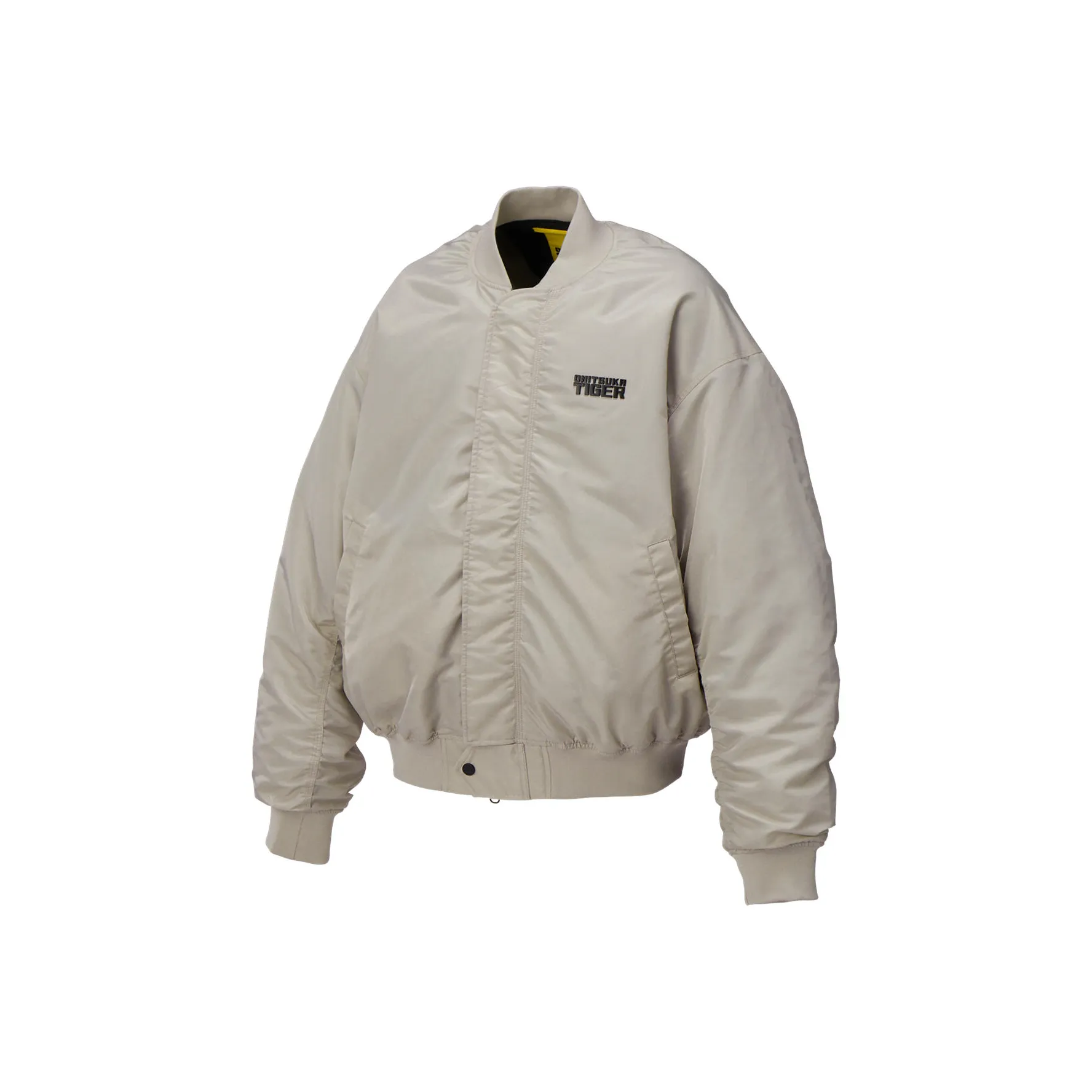 Onitsuka Tiger BOMBER Jacket Unisex Light Gray