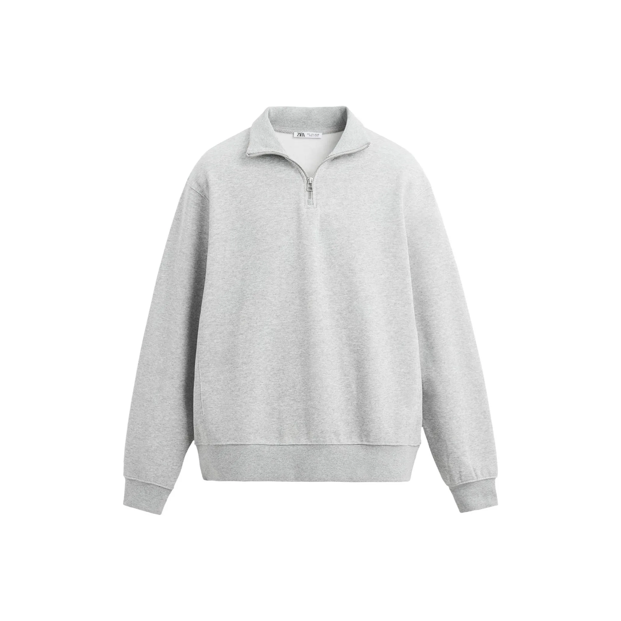 ZARA Sweatshirt Men's 1Zebra Print Gray