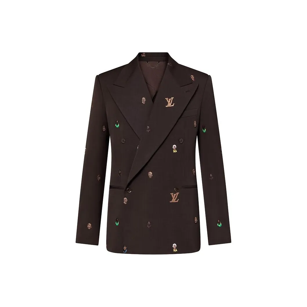 LOUIS VUITTON Embroidered Double Breasted Jacket Henry Taylor