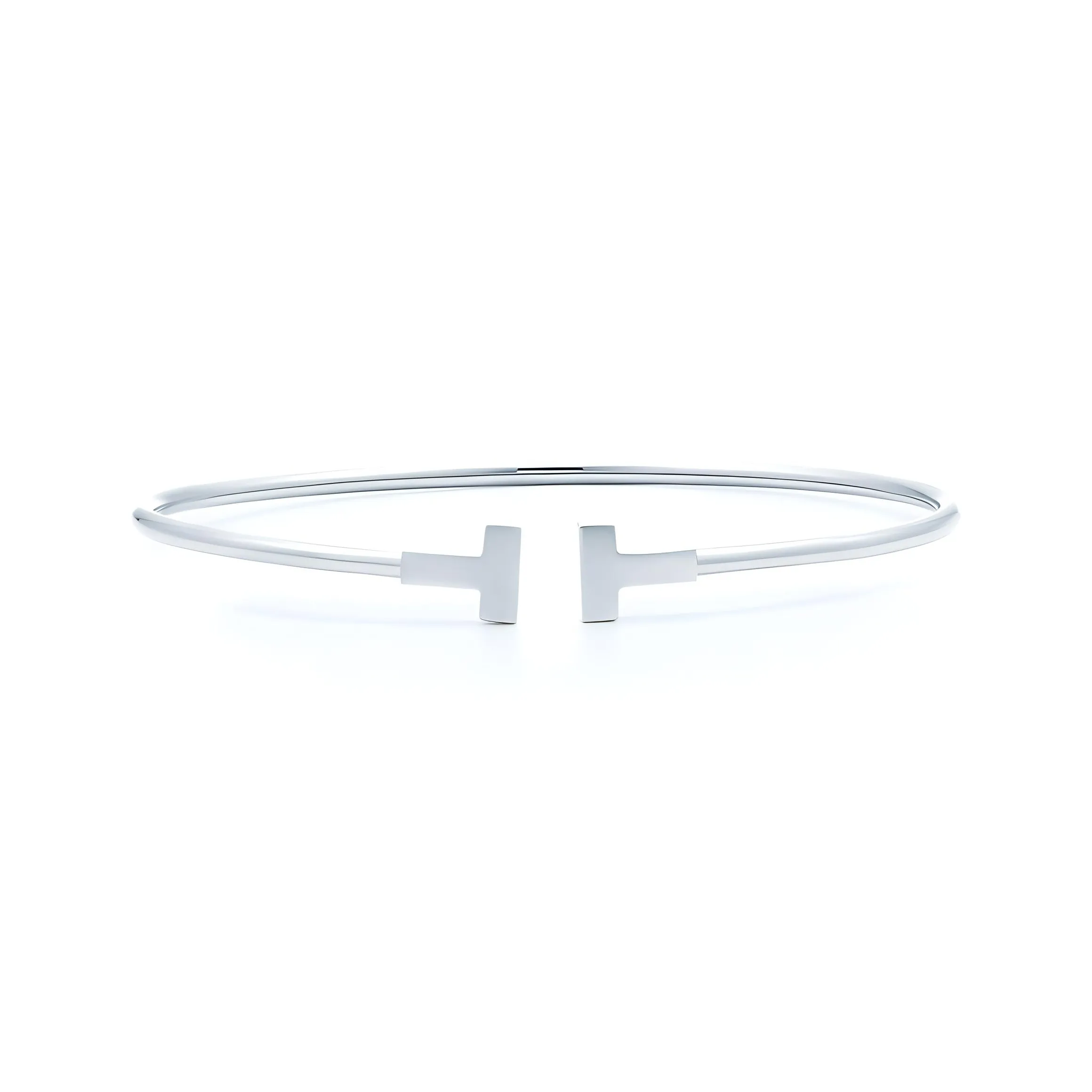TIFFANY & CO. 18K White Gold Bangles Women's