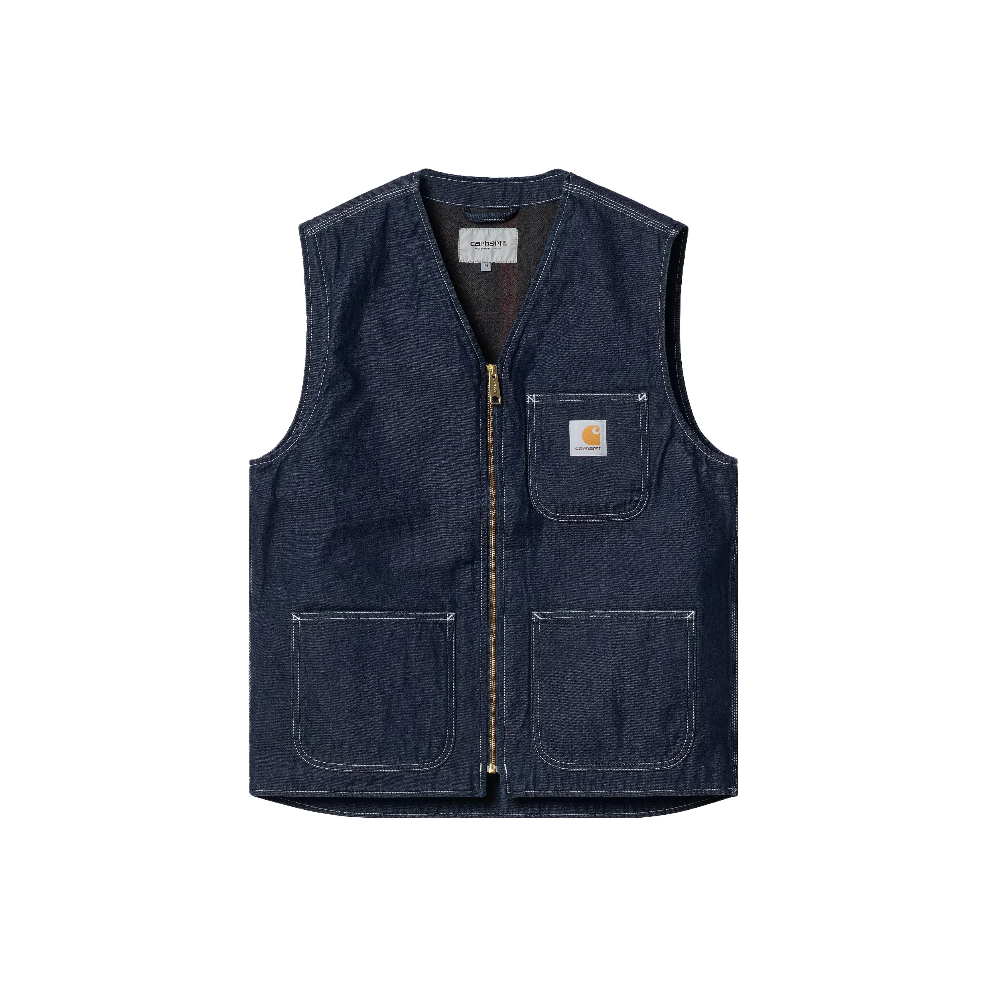 Carhartt WIP FW23 Tannin Series Vests Men's Washed Blue