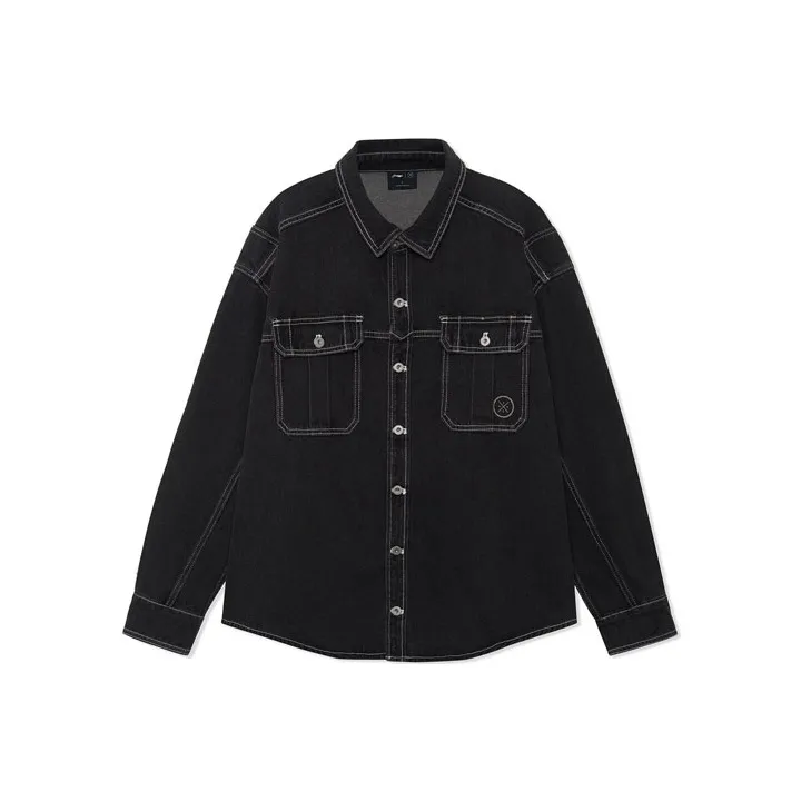 LiNing Wade Collection Denim Jacket Men's Black
