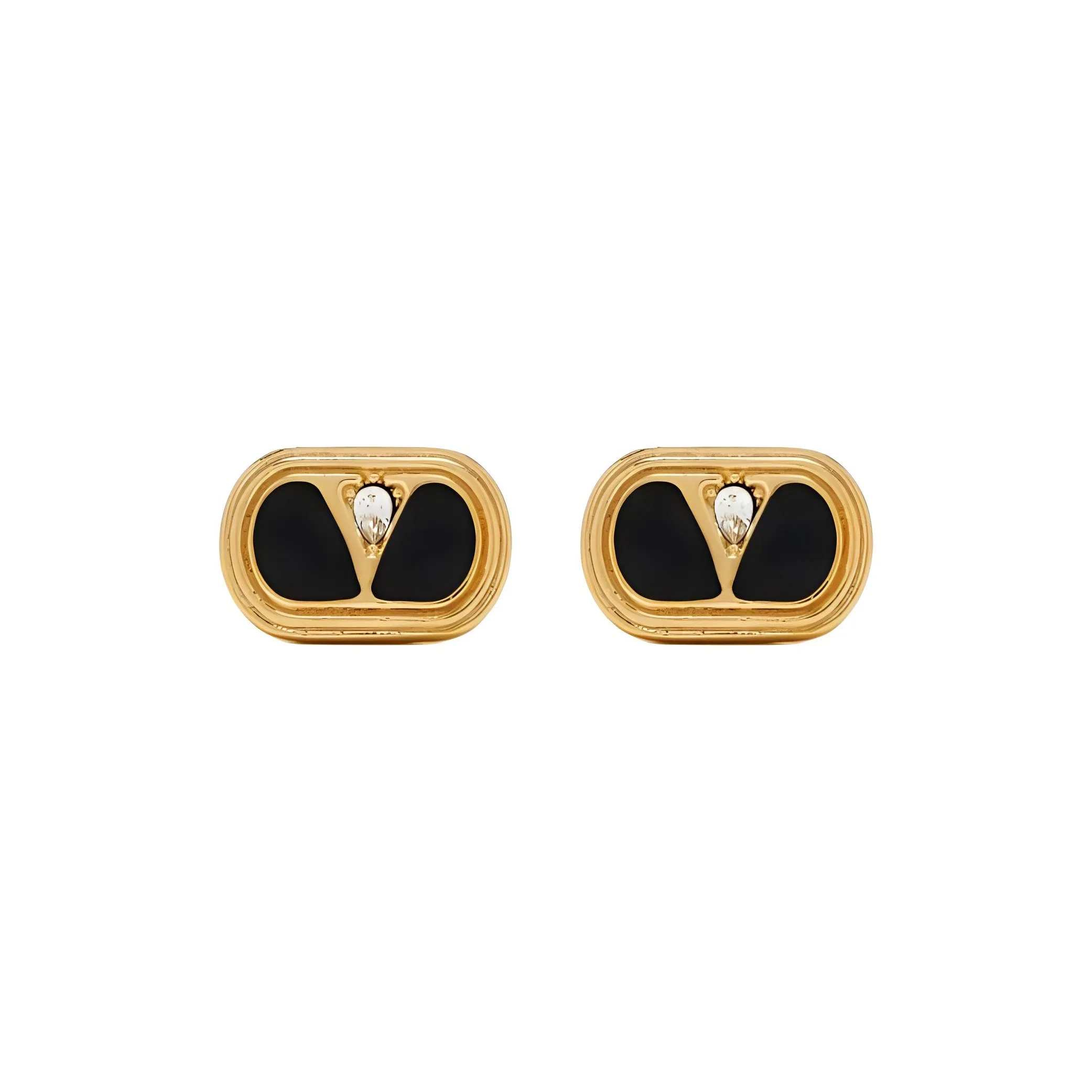 Valentino Metal Earrings Women's Gold